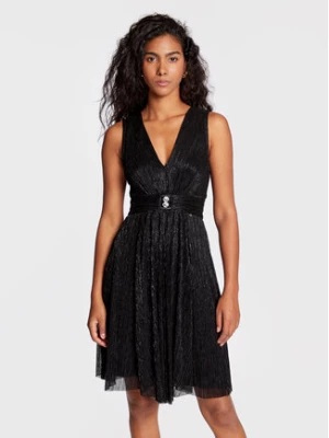 Rinascimento Sukienka koktajlowa CFC0110320003 Czarny Regular Fit