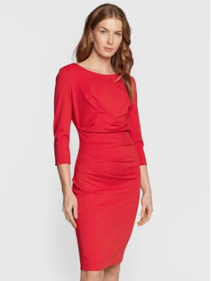 Rinascimento Sukienka koktajlowa CFC0110643003 Czerwony Regular Fit