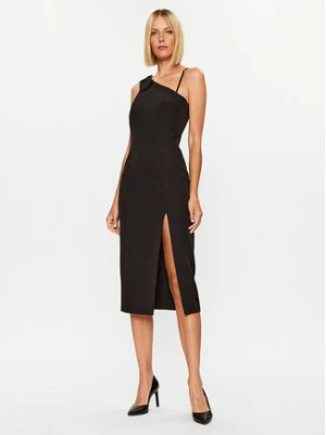 Rinascimento Sukienka koktajlowa CFC0115241003 Czarny Regular Fit