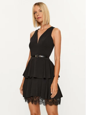 Rinascimento Sukienka koktajlowa CFC0115321003 Czarny Regular Fit