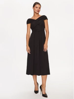 Rinascimento Sukienka koktajlowa CFC0115402003 Czarny Regular Fit