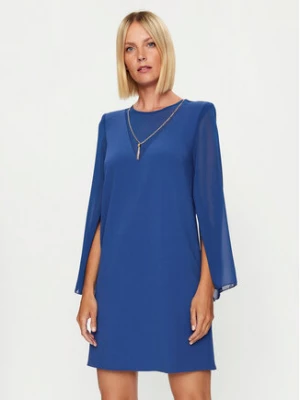 Rinascimento Sukienka koktajlowa CFC0115580003 Niebieski Regular Fit