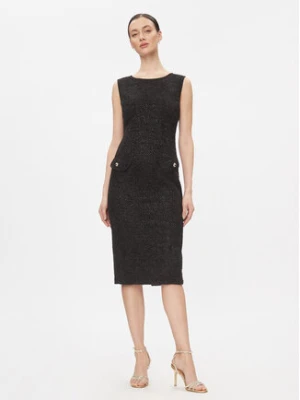 Rinascimento Sukienka koktajlowa CFC0116876003 Czarny Slim Fit