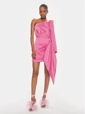 Rinascimento Sukienka koktajlowa CFC0117640003 Różowy Regular Fit
