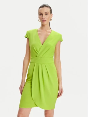 Rinascimento Sukienka koktajlowa CFC0117720003 Zielony Regular Fit