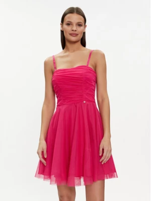 Rinascimento Sukienka koktajlowa CFC0117833003 Różowy A-Line Fit