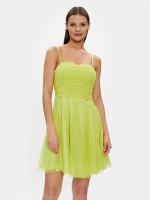 Rinascimento Sukienka koktajlowa CFC0117833003 Zielony A-Line Fit
