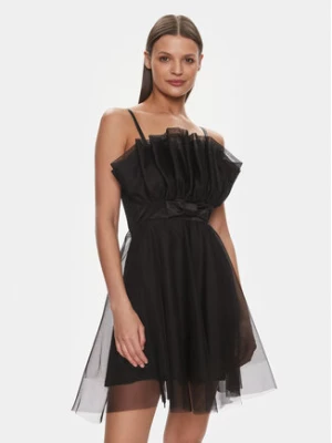Rinascimento Sukienka koktajlowa CFC0117834003 Czarny Regular Fit