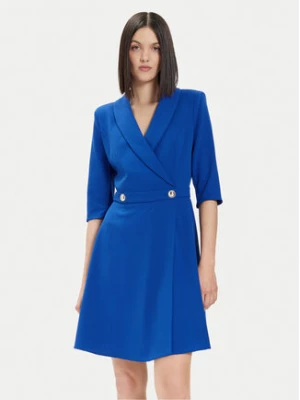 Rinascimento Sukienka koktajlowa CFC0118280003 Niebieski Regular Fit
