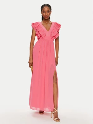 Rinascimento Sukienka koktajlowa CFC0119287003 Różowy Regular Fit