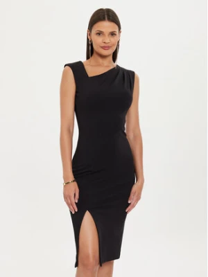 Rinascimento Sukienka koktajlowa CFC0119761003 Czarny Slim Fit