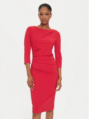 Rinascimento Sukienka koktajlowa CFC0121014003 Czerwony Regular Fit