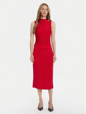 Rinascimento Sukienka koktajlowa CFC0125010003 Czerwony Slim Fit