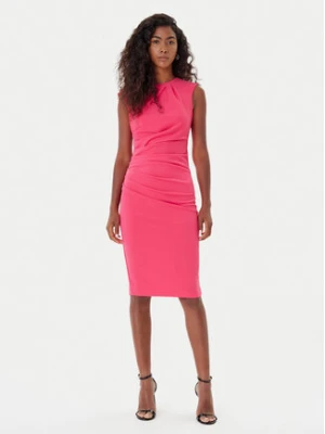 Rinascimento Sukienka koktajlowa CFC0125332003 Różowy Slim Fit