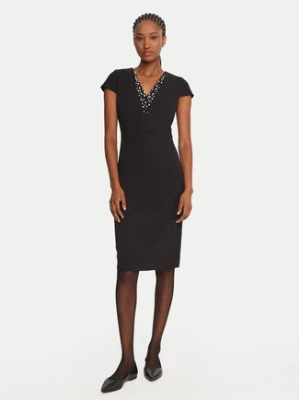 Rinascimento Sukienka koktajlowa CFC0125515003 Czarny Slim Fit