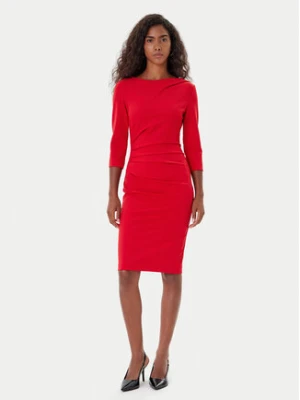 Rinascimento Sukienka koktajlowa CFC0126154003 Czerwony Slim Fit