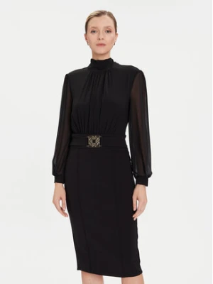 Rinascimento Sukienka koktajlowa CFC0126210003 Czarny Slim Fit