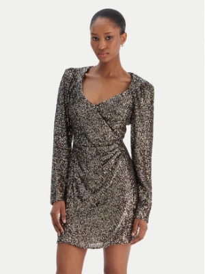 Rinascimento Sukienka koktajlowa CFC0126602003 Srebrny Slim Fit