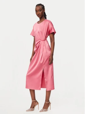 Rinascimento Sukienka koktajlowa CFC0127457003 Różowy Regular Fit