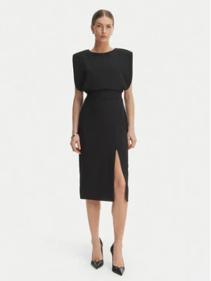 Rinascimento Sukienka koktajlowa CFC0127570003 Czarny Slim Fit