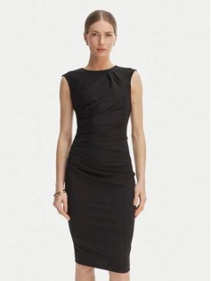 Rinascimento Sukienka koktajlowa CFC0127683003 Czarny Slim Fit