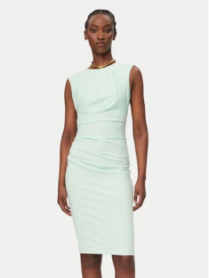 Rinascimento Sukienka koktajlowa CFC0127683003 Zielony Slim Fit