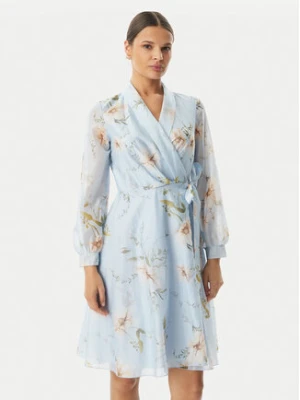 Rinascimento Sukienka koktajlowa CFC0128000003 Niebieski jasny Regular Fit