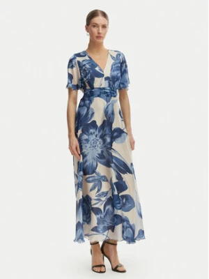 Rinascimento Sukienka koktajlowa CFC0128026003 Niebieski Regular Fit