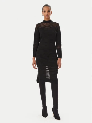 Rinascimento Sukienka koktajlowa CFM0012384003 Czarny Slim Fit