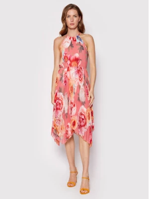 Rinascimento Sukienka letnia CFC0109410003 Różowy Regular Fit