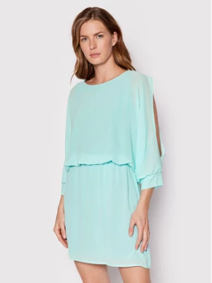Rinascimento Sukienka letnia CFC0109743003 Niebieski Regular Fit