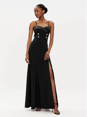 Rinascimento Sukienka wieczorowa CFC0019405002 Czarny Regular Fit