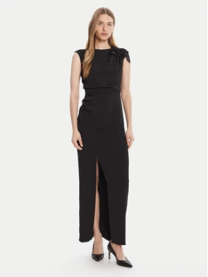 Rinascimento Sukienka wieczorowa CFC0020094002 Czarny Slim Fit