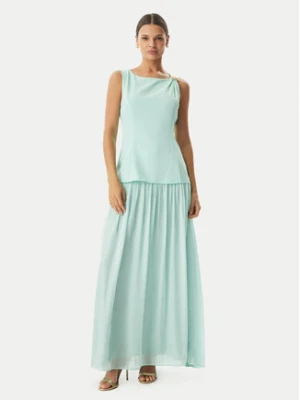 Rinascimento Sukienka wieczorowa CFC0020281002 Zielony jasny Slim Fit