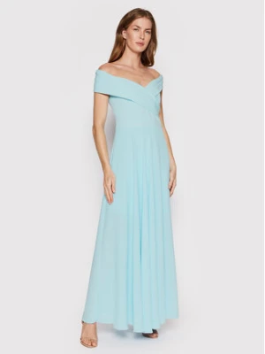 Rinascimento Sukienka wieczorowa CFC0108697003 Niebieski Regular Fit