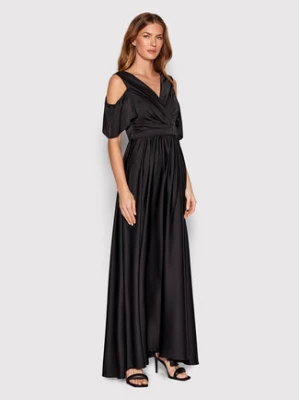 Rinascimento Sukienka wieczorowa CFC0110593003 Czarny Regular Fit