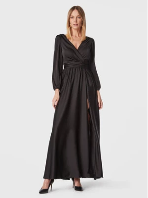 Rinascimento Sukienka wieczorowa CFC0111355003 Czarny Regular Fit