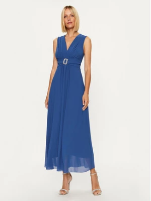 Rinascimento Sukienka wieczorowa CFC0115101003 Niebieski Regular Fit