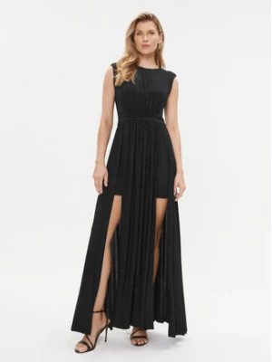 Rinascimento Sukienka wieczorowa CFC0115306003 Czarny Regular Fit