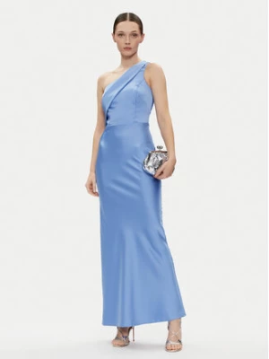 Rinascimento Sukienka wieczorowa CFC0117429003 Niebieski Regular Fit