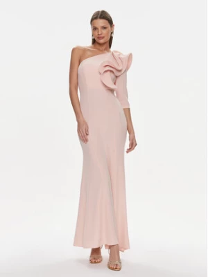 Rinascimento Sukienka wieczorowa CFC0117459003 Różowy Regular Fit
