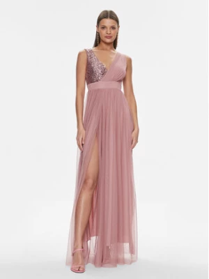 Rinascimento Sukienka wieczorowa CFC0117528003 Różowy Regular Fit