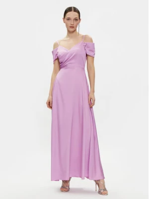 Rinascimento Sukienka wieczorowa CFC0117556003 Fioletowy Regular Fit
