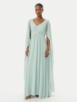 Rinascimento Sukienka wieczorowa CFC0123079003 Zielony Regular Fit