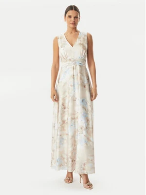 Rinascimento Sukienka wieczorowa CFC0128025003 Beżowy jasny Regular Fit