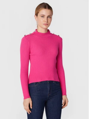 Rinascimento Sweter CFM0010955003 Różowy Slim Fit
