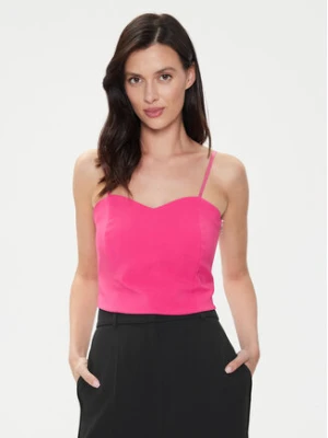 Rinascimento Top CFC0118272003 Różowy Regular Fit