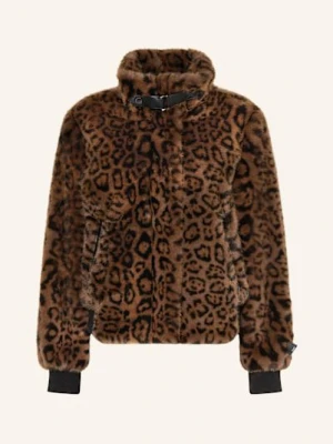 Rino & Pelle Bluzon Ze Sztucznego Futra Ambra braun