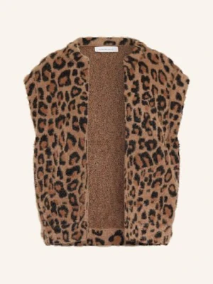 Rino & Pelle Kamizelka Ze Sztucznego Futra Elona braun