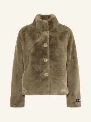 Rino & Pelle Kurtka Vie Ze Sztucznego Futra gruen